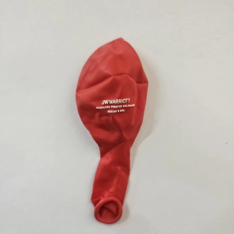 Customizable balloons for event decoration, red printed balloons